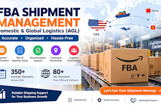 manage end to end amazon domestic and agl shipments