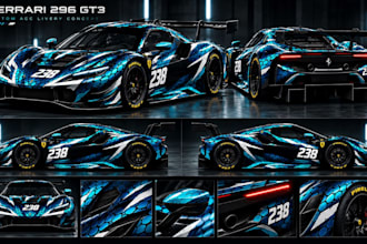 design a custom racing livery for your simracing car