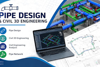 do pipe design, civil 3d engineering, civil engineering analysis, pipe network