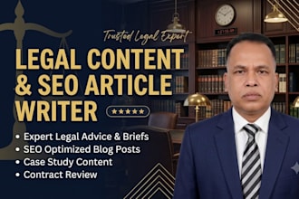 write high quality legal content and seo articles