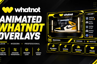 design whatnot overlays for professional live selling