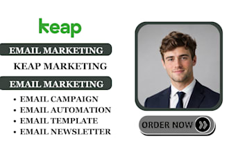 setup keap CRM, automation, email campaigns and sales funnels
