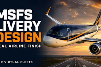 design a custom aircraft livery, msfs livery design for flight simulator 2024
