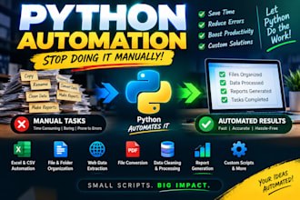 automate excel and CSV tasks with python