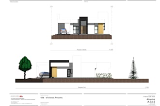 design and draft architectural plans for modern houses