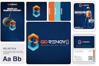 design brand logo, brand identity design and branding kit