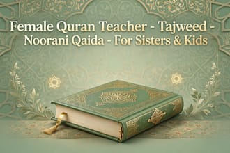 be your female quran tutor with tajweed and hifz