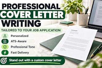 write a tailored cover letter for your job application