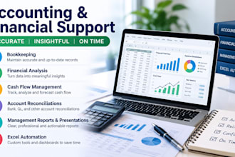 do bookkeeping, management reports and financial analysis