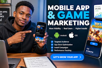 android mobile app promotion ios game promotion app installs