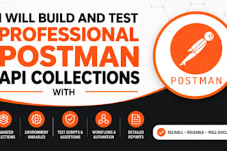 build and test professional postman API collections