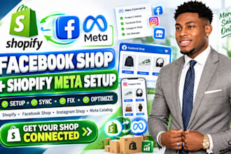 setup facebook shop and fix shopify meta shop integration issues