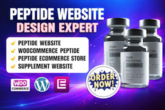build fda compliant peptide website, research peptide woocommerce store, sarms