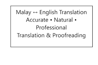 translate malay to english and english to malay professionally