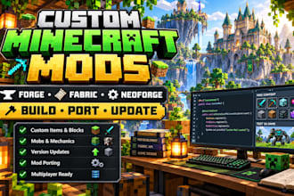 create custom minecraft mod forge fabric neoforge port update minecraft vormac