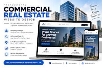 build a commercial real estate website for brokers and agencies