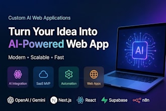 build your saas web app or mvp