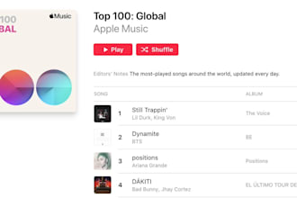 chart your apple music to top 100 apple music chart in any country