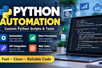 create python automation scripts and backend tools