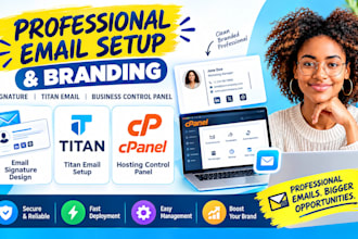 design deploy email signature branding titan email business control panel cpanel