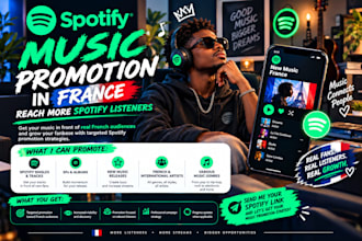 organic france spotify music promotion