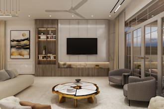 do stunning interior and exterior design, photorealistic 3d rendering