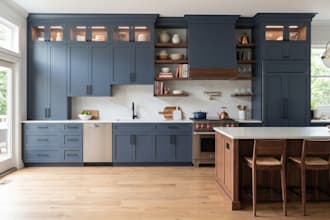 design kitchen cabinets, 3d layouts, elevation and cabinetry drawings