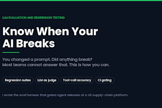 build an llm evaluation harness for your ai agent or chatbot