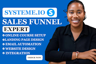 create systeme io landing page systeme io website expert systeme io sales funnel