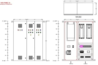 draw motor control panel schematics in autocad electrical or eplan