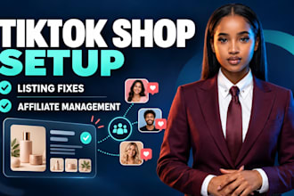 setup tiktok shop, fix tiktok product listing, tik tok shop affiliate manager