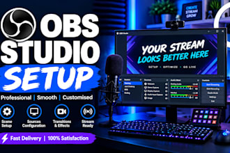 setup and optimize your obs studio for twitch, youtube and kick streaming