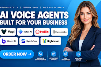build ai voice agents with vapi retell ai twilio elevenlabs bland ai synthflow