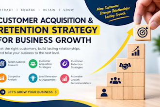 develop customer acquisition and retention strategies for business growth