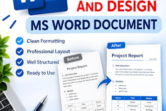 format and professionally design your word document