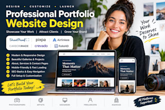 design shootproof pixpa airlinkee carbonmade crevado foliohd portfolio website
