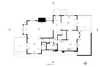 redraw 2d floor plan for garage conversion, adu, granny flat for permit drawing