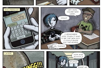 color your comic book or graphic novel pages
