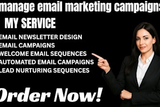 create campaigns landing page newsletter template email marketing work flows