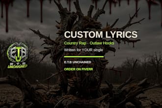 write custom country rap lyrics that hit hard