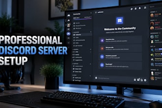 create a professional disocrd server