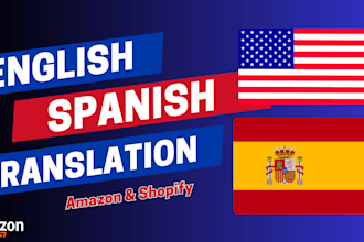 translate and optimize your amazon or shopify listing into spanish