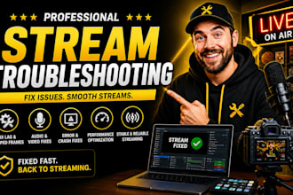 troubleshot and fix, obs, streamlabs,  vmax and life stream issues
