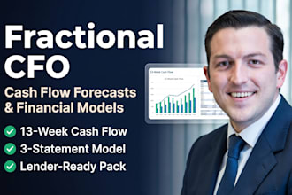 be your fractional cfo for cash flow forecasts and financial models