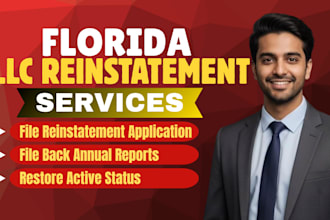 file your florida llc reinstatement and back annual reports