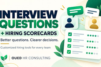 create interview questions and a hiring scorecard