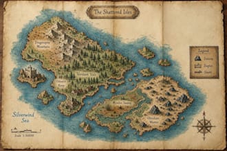 draw fantasy map design map illustration fantasy illustration