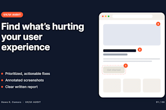 conduct a thorough UX audit