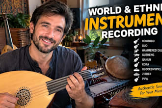 record ronroco oud dulcimer guzheng qanun kora pipa and ethnic instruments