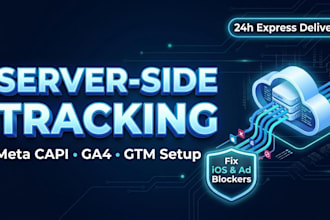 setup or fix meta conversions api, ga4 and server side tracking